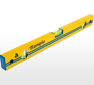 500 mm Alüminyum, Kalın Gövde, Üç gözlü, Sarı, Cetvelli